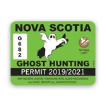 Nova Scotia Hunting Permit Sticker Decal - Weatherproof Hunter Ghosts. Fixed Price $34.99.