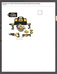 Dewalt 20V Lithium-ion Cordless 5-TOOL Combo Kit DCK510P2. Fixed Price $469.99.