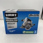 Hart 20-VOLT Compact Circular Saw 5 1/2 Brushless Battery Operated (tool Only). Fixed Price $65.00.