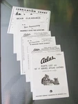 Vintage Atlas Lathe 10F Parts List, Leveling, Lubrication Chart - 7 Documents. Fixed Price $14.99.