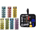 70 Pcs Alkaline Button Cell Battery Set + Repair Tool Kit. Fixed Price $47.19.
