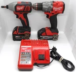 Milwaukee Hammer Drill 2904-20 Impact Driver 2656-20 + Batteries & Charger. Fixed Price $210.90.