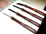 4 Pc. Vintage Craftsman Usa High Speed Steel Lathe Wood Turning Set 928525. Fixed Price $25.05.