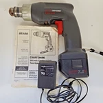 Craftsman 911120 3/8" Cordless Drill, Battery, Charger For Parts/repair. Fixed Price $12.99.