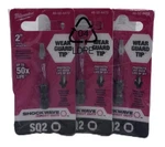 Milwaukee 48-32-4472 2IN SQ2 Shockwave Impact Power Bits Pack Set. Fixed Price $14.80.