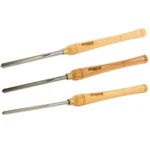 Hss, Pc Bowl Gouge Set (1/4", 3/8, 1/2" Flute) Woodturning Tools, Hurricane. Fixed Price $149.99.