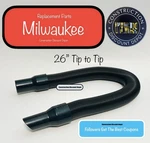 Milwaukee 14-37-0170 Replacement Hose For 0882-20 Vacuum. Fixed Price $26.62.