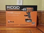 Ridgid 18V Cordless 1/2 In. Impact Wrench Kit With 4.0 Ah Battery And Charger. Fixed Price $125.99.