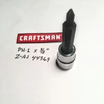 Craftsman 1 X 3/8" Dr Phillips Bit Socket Z-aj 44369 Free Usa Shipping. Fixed Price $9.96.
