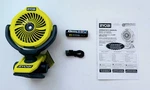 Ryobi Usb Lithium Cordless Misting Clamp Fan Kit FVF55K (recon). Fixed Price $43.88.