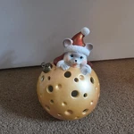 Reflections Home Decor Christmas Mouse Luminary New Box. Fixed Price $15.00.