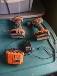 Ridgid R9602 Codless Compact Drill/driver And Impact Combo Kit. Fixed Price $100.00.