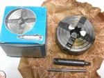 Emco Unimat 3 Mini Lathe 4-JAW Chuck With Key M14 X Thread Mount, New. Fixed Price $265.00.