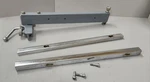 Delta Rockwell 14" Band Saw Fence Assembly Rails & Bolts Cast Iron Head Ncs 264. Fixed Price $250.00.