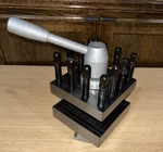 5 X Inch 4-WAY Lathe Tool Post Turret Bit Cutter Holder With Wrench. Fixed Price $159.00.