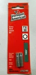 Vermont American 15408, TX30, Extra Hard Insert Bit Torx Free Shipping. Fixed Price $12.00.