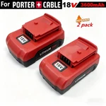 2PACK 18V 3.6AH Lithium Ion Battery For Porter Cable PC18BLX Tool. Fixed Price $29.99.