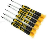 6-PIECES Precision Screwdriver Set Professional Worksite WT8091 Pack 3. Fixed Price $27.98.