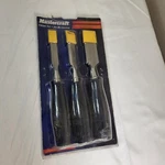 Piece Mastercraft Wood Chisel Set Of Usa Made Carpenter Tools 1/2 3/4 1". Fixed Price $19.49.