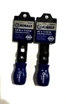 Kobalt Stubby 1.5" Screwdriver Set Magnetic Tip, Flat Head 1/4" Phillips #2. Fixed Price $9.99.
