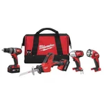 Milwaukee 2695-24 M18 Cordless Lithium-ion 4-TOOL Combo Kit W/. Fixed Price $570.99.