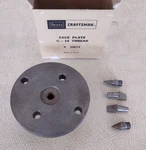 3" Steel Face Plate W/ Points 3/4" X 16 Tpi 12" Sears Craftsman Wood Lathe. Fixed Price $19.99.