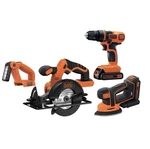 Black+decker 20V Max* Lithium Ion Tool Combo - BD4KITCDCMSL In Hand Nwt. Fixed Price $149.40.